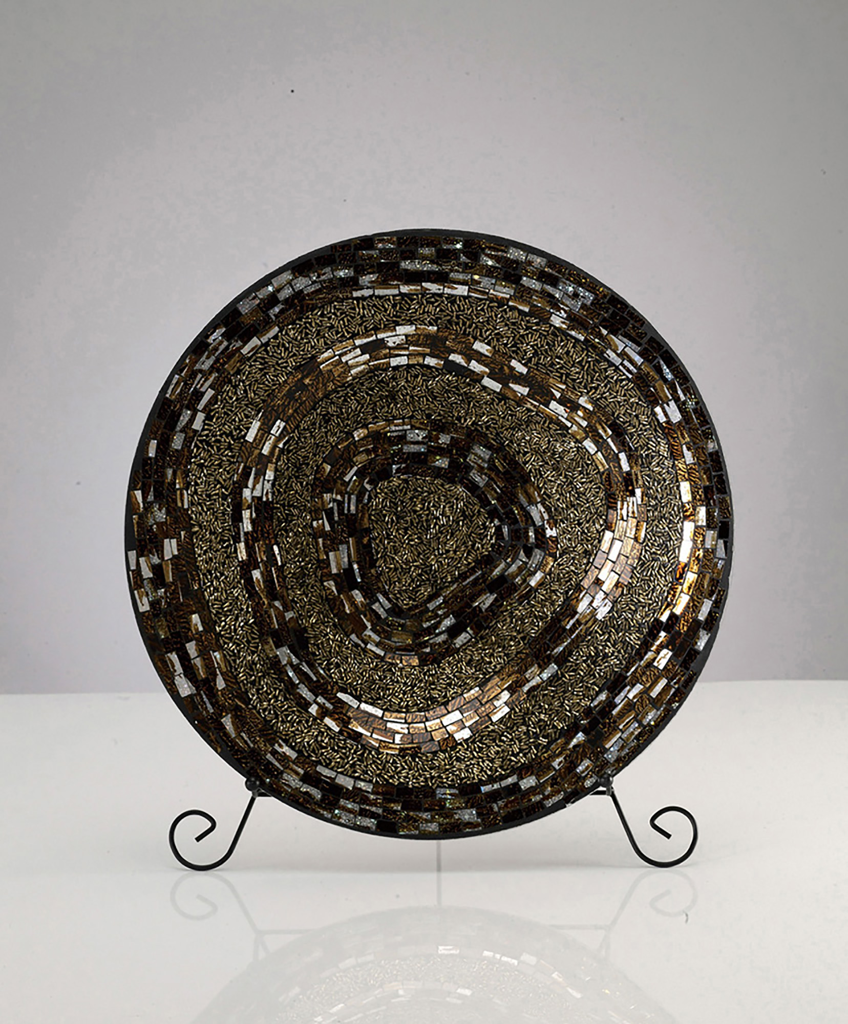 Ira Mosaic Art Glassware Diyas Home Platters